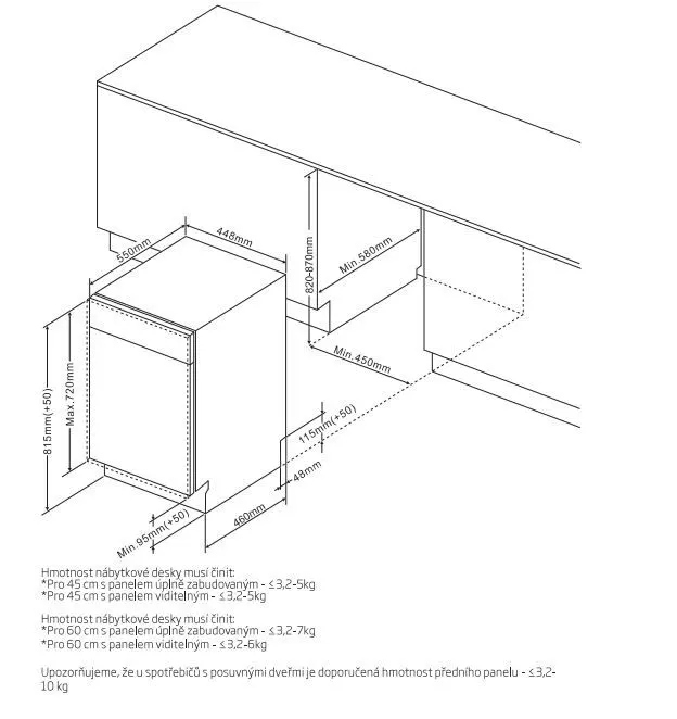 ZMYWARKA DO ZABUDOWY 45CM AMICA DIM41E5QO | 9 KPL | STEAMPOWER | TYLKO