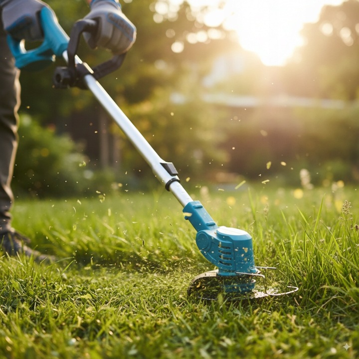 PODKASZARKA AKUMULATOROWA KOSA WYKASZARKA KOSIARKA DO TRAWY DUŻY