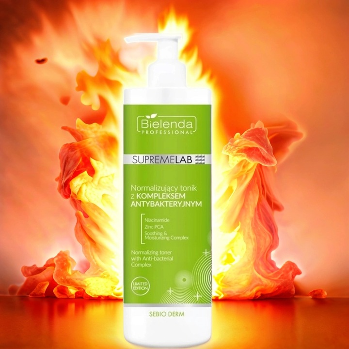 BIELENDA Tonik Do Twarzy Supremelab Normalizujący Sebum Sebio Derm 500ml