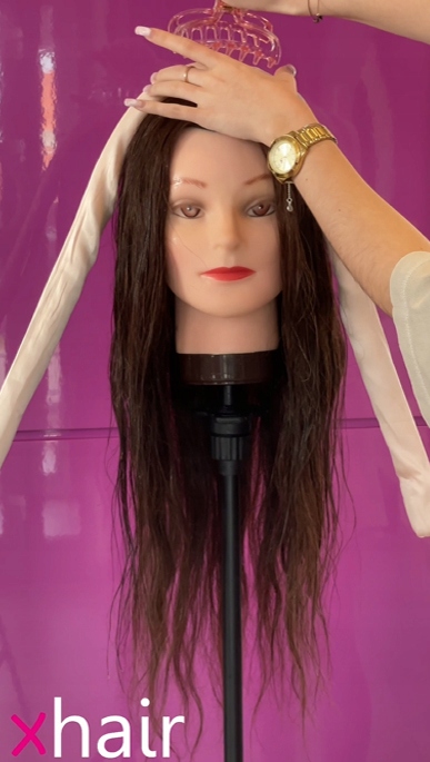 Wałek do kręcenia włosów Opaska do loków Lokówka na noc SATYNOWY PAPILOTY