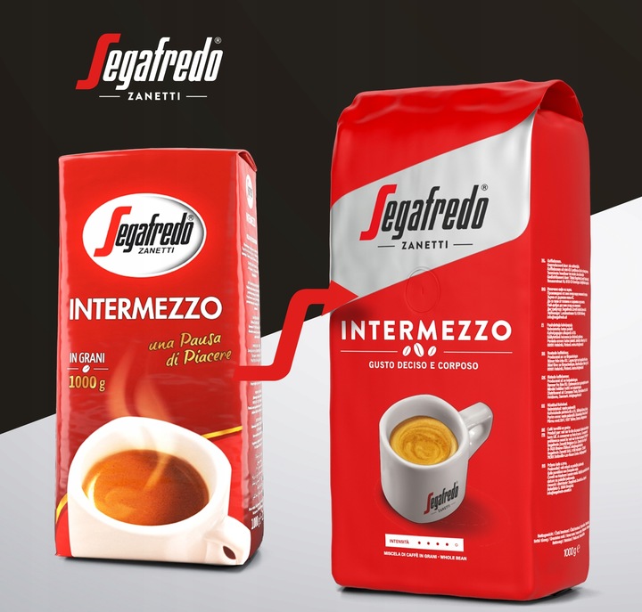 Kawa ziarnista Segafredo Intermezzo 8 x 1kg