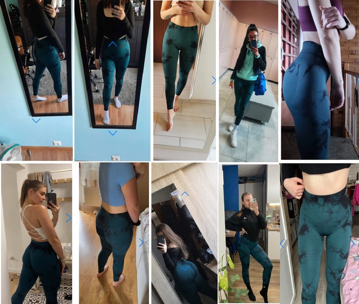 MAKSYMALNIE POWIĘKSZAJĄCE LEGGINSY PUSH UP GYM S