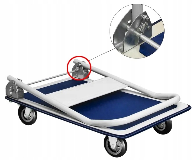 Wózek platformowy platforma transportowy magazynowy towarowy STRONG 150kg