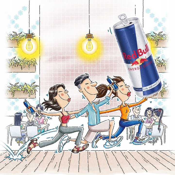 RED BULL Napój Energetyczny Energy Drink 8 PACK 250ml ZESTAW