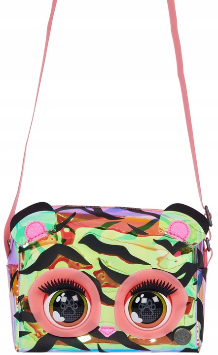 PURSE PETS PURRISMA ZEBRA TOREBKA INTERAKTYWNA Z OCZAMI I DŹWIĘKIEM