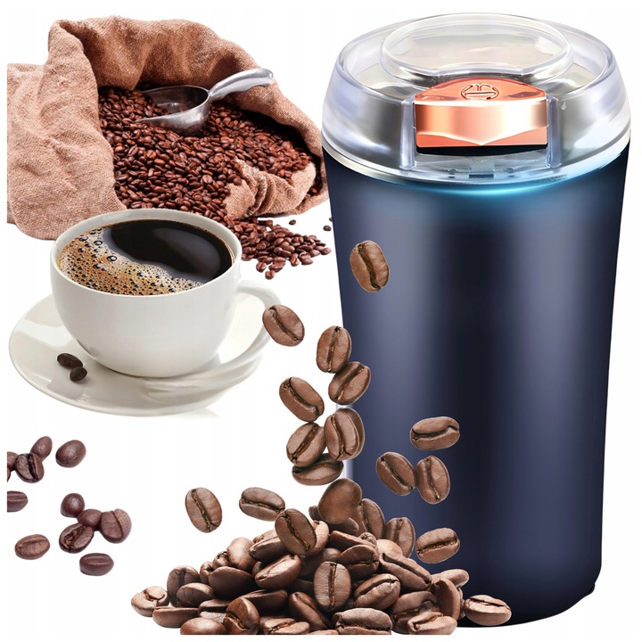 MŁYNEK DO MIELENIA KAWY ORZECHÓW PRZYPRAW ELEKTRYCZNY WYDAJNY MOCNY