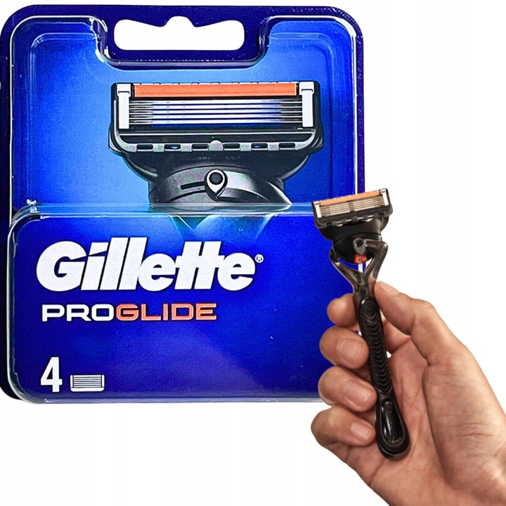 Gillette Fusion5 Proglide wkłady 4 sztuki +GRATIS