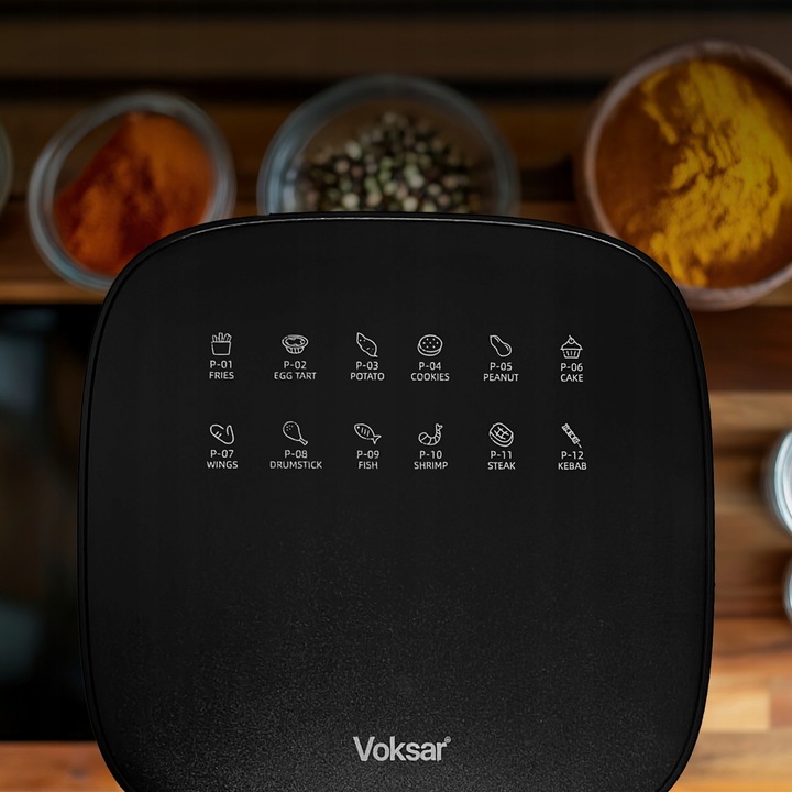 Frytkownica Beztłuszczowa Bezolejowa AirFryer VOKSAR W11 5L 12w1 +