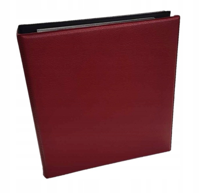 ALBUM KLASER NA ZNACZKI A5 10 STRON UNIWERSALNY CZERWONY - MM-Kolekcje