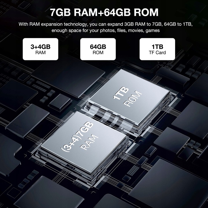 Tablet DOOGEE U9 10.1 7GB+64GB” IPS 5060mAh OTG/WiFi6/1TB/BT5.0 Android13