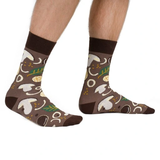 DŁUGIE SKARPETY BAWEŁNIANE DAMSKIE SOXO PREZENT DLA BABCI NA DZIEŃ BABCI