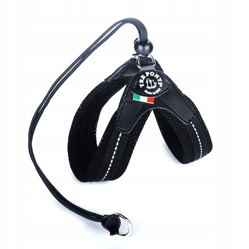 SZELKI dużego kota 43-53cm powyżej 6kg TRE PONTI czarne MIĘKKIE oddychające