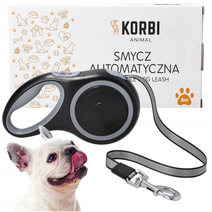 SMYCZ AUTOMATYCZNA DLA PSA TAŚMA Z BLOKADĄ ODBLASKOWA MOCNA ZWIJANA
