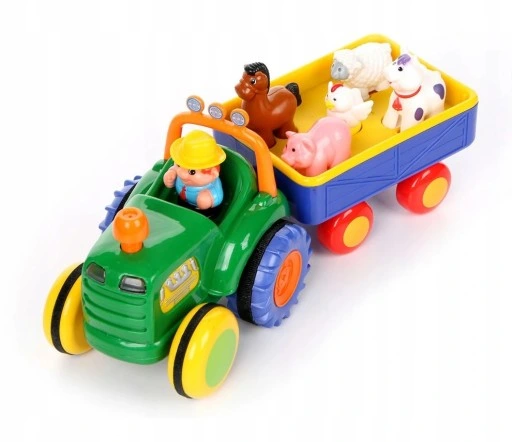 Dumel Traktor Farmer Interaktywny mówi PL świeci