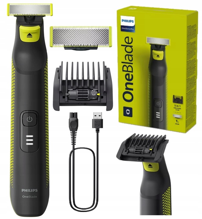 GOLARKA PHILIPS ONEBLADE PRO MASZYNKA DO GOLENIA TRYMER DO ZAROSTU CIAŁA