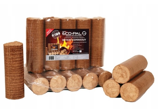 Brykiet EcoMAX kominkowy dąb buk OPAŁ 6 kg eco-pal