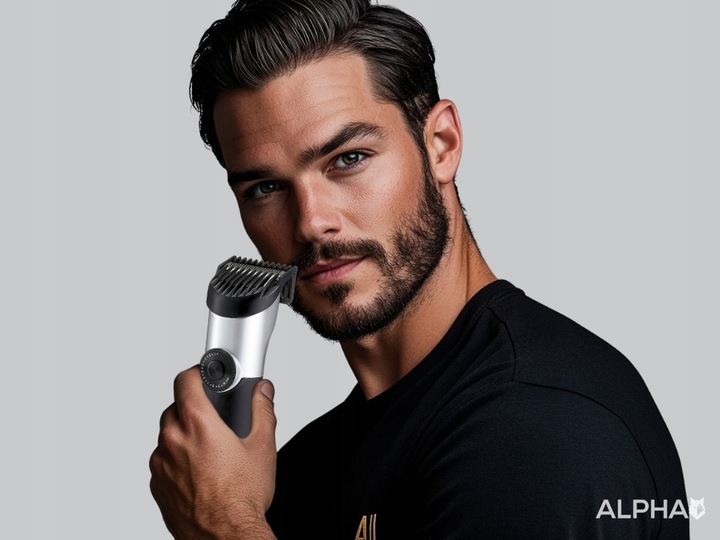 Maszynka Do Strzyżenia Włosów, Brody i Ciała 5W1 Trymer + Golarka Alpha