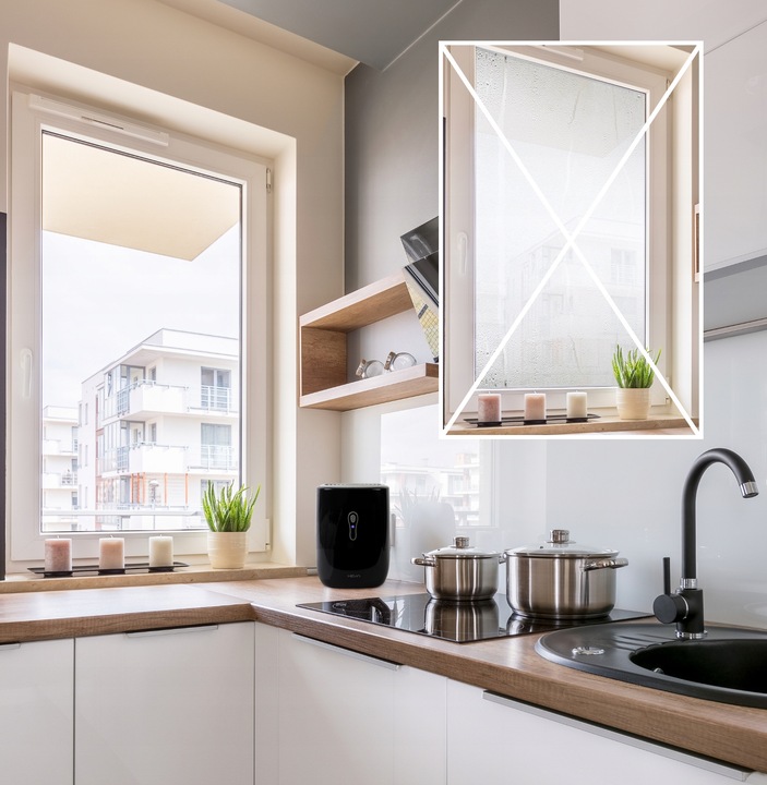 Osuszacz powietrza pochłaniacz wilgoci HEVA DUX wydajny 0,8l do domu