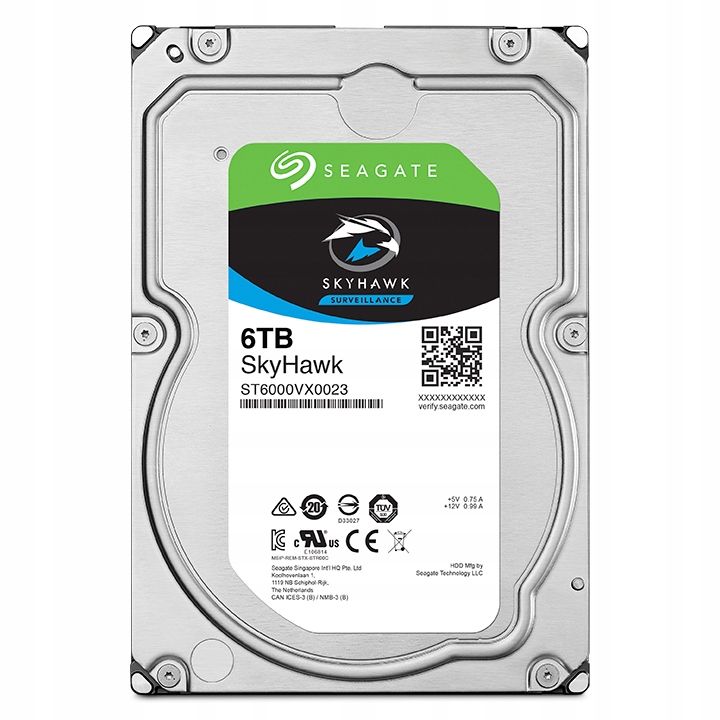 DYSK SEAGATE SkyHawk ST6000VX001 6TB