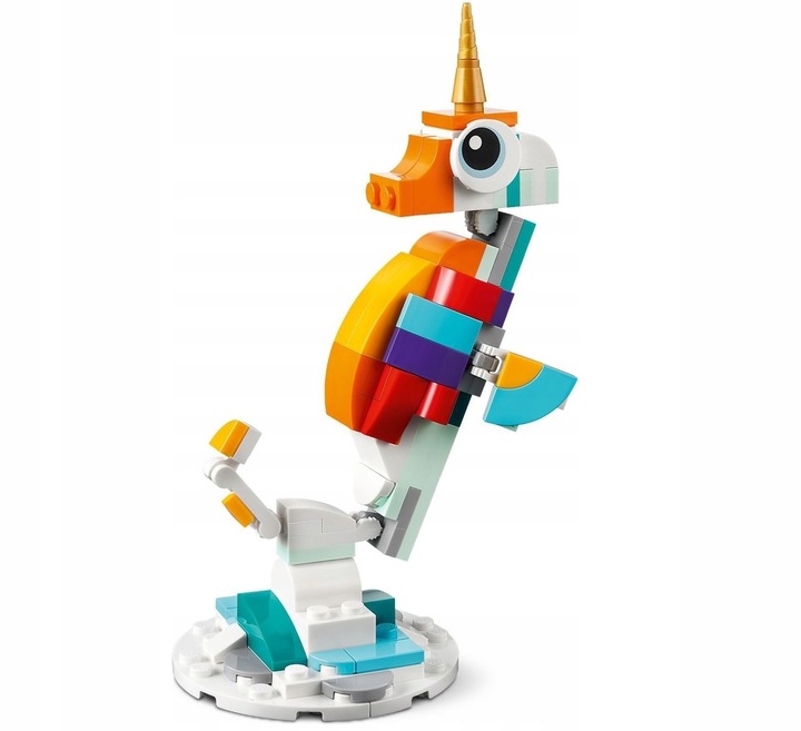 LEGO Creator 3w1 Magiczny jednorożec 31140 + Urodzinowy niedźwiedź 30582