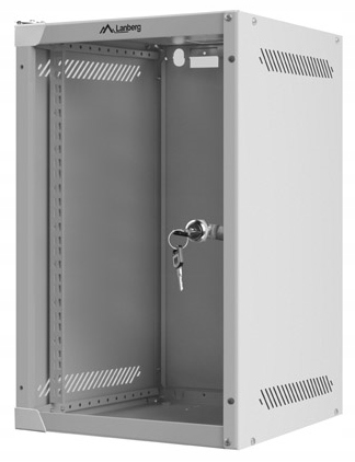 9U Szafa RACK wisząca 10" szary Lanberg