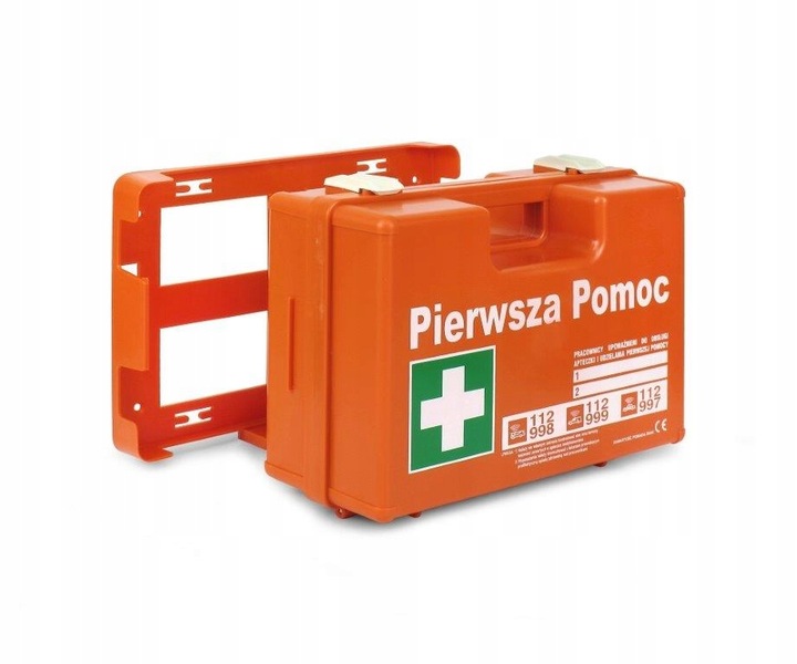 Apteczka K15 przemysłowa z wieszakiem + ustnik