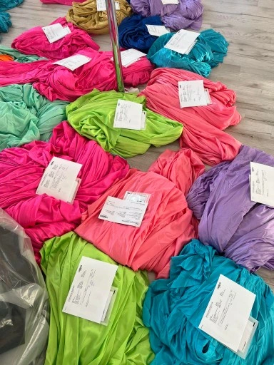 Szarfa akrobatyczna, chusta aerial silk 6 metrów KOLORY