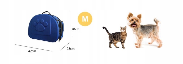 Składany transporter dla kota klatka I092