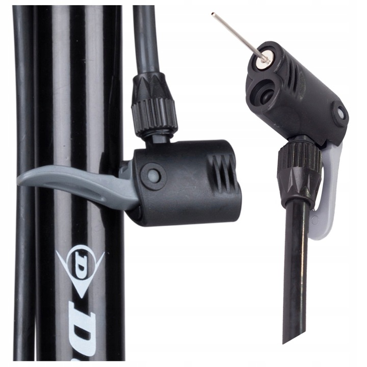 DUNLOP Pompka rowerowa 12 BAR z manometrem dolnym