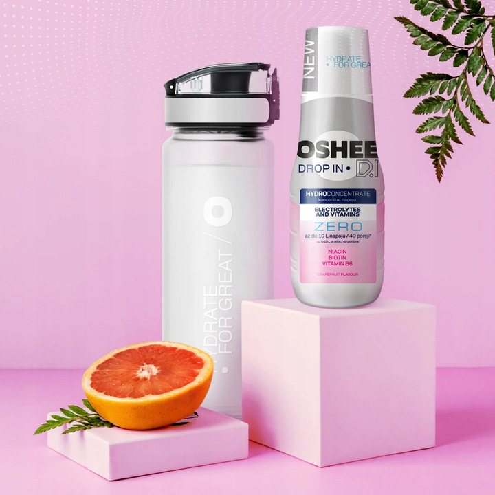 Syropy OSHEE Zestaw: Pomarańcza Cytryna + OSHEE ZERO Grapefruit bez Cukru