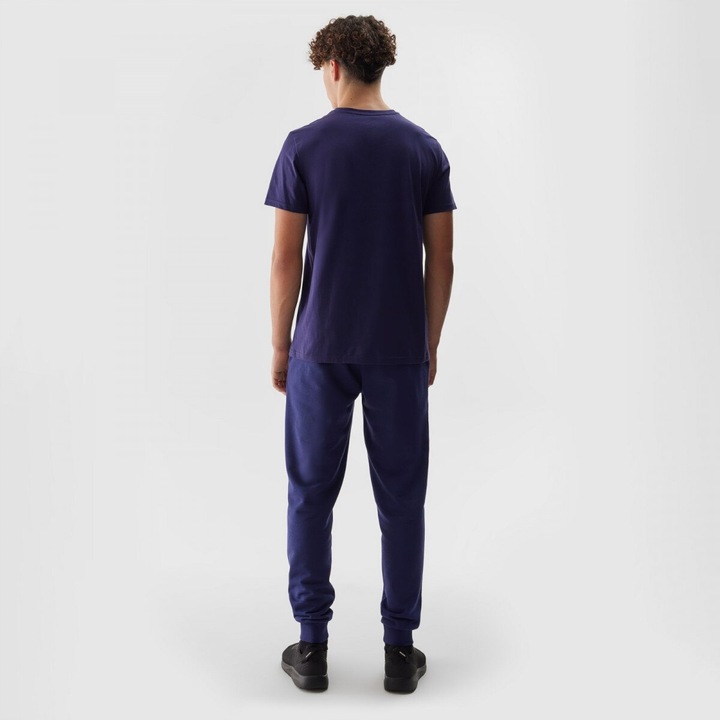 4F spodnie dresowe męskie 4FWSS24TTROM603 granatowe