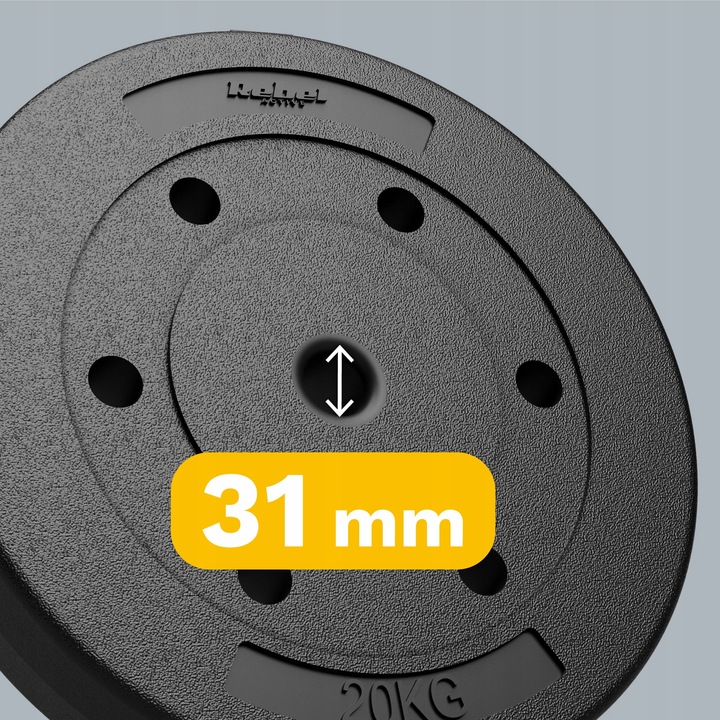 Obciążenie bitumiczne 20kg otwór 31mm Rebel solidne