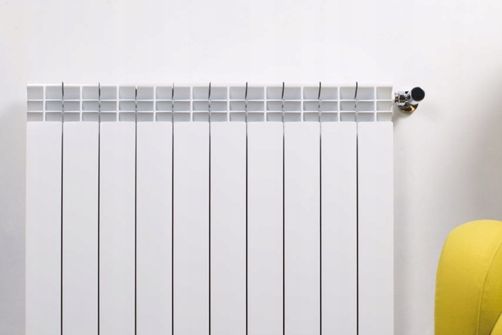 Grzejnik aluminiowy Diamond 763 W biały 400 x 580 x 90 mm 5 ŻEBEREK