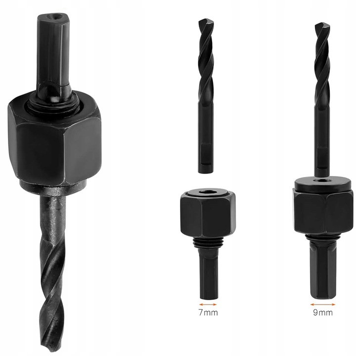 ZESTAW OTWORNIC DO DREWNA FREZÓW 19 - 127 MM 16 ELEMENTÓW HOLDX