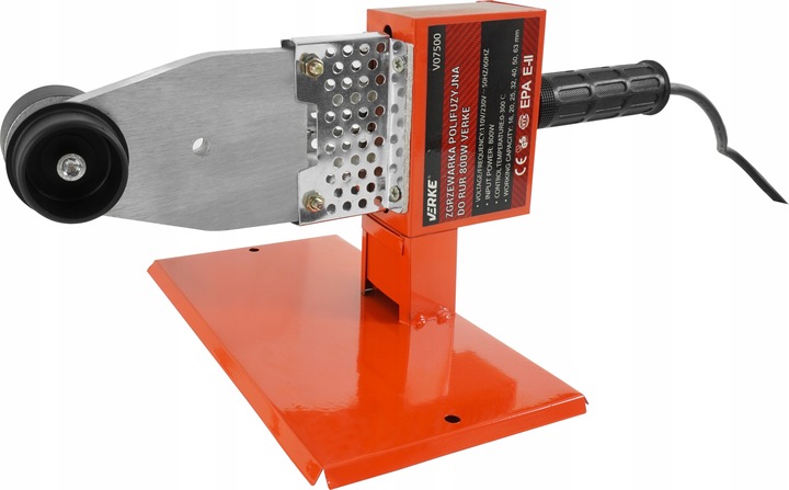 ZGRZEWARKA POLIFUZYJNA DO ZGRZEWANIA RUR PP PCV 800W MOCNA + MATRYCE ZESTAW