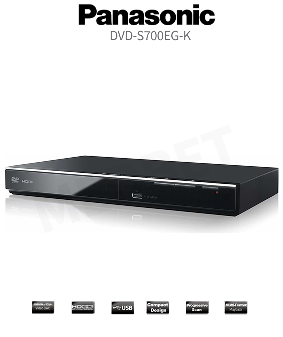 ODTWARZACZ PANASONIC DVD-S700 DVD CD VCD USB HDMI CINCH SCART PILOT