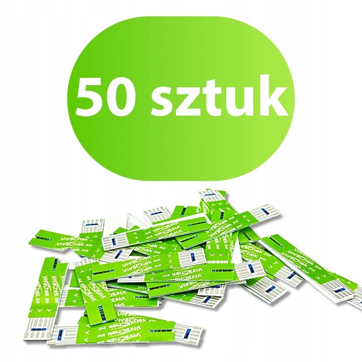 Paski do glukometru VivaChek Ino do oznaczania glukozy 50 sztuk