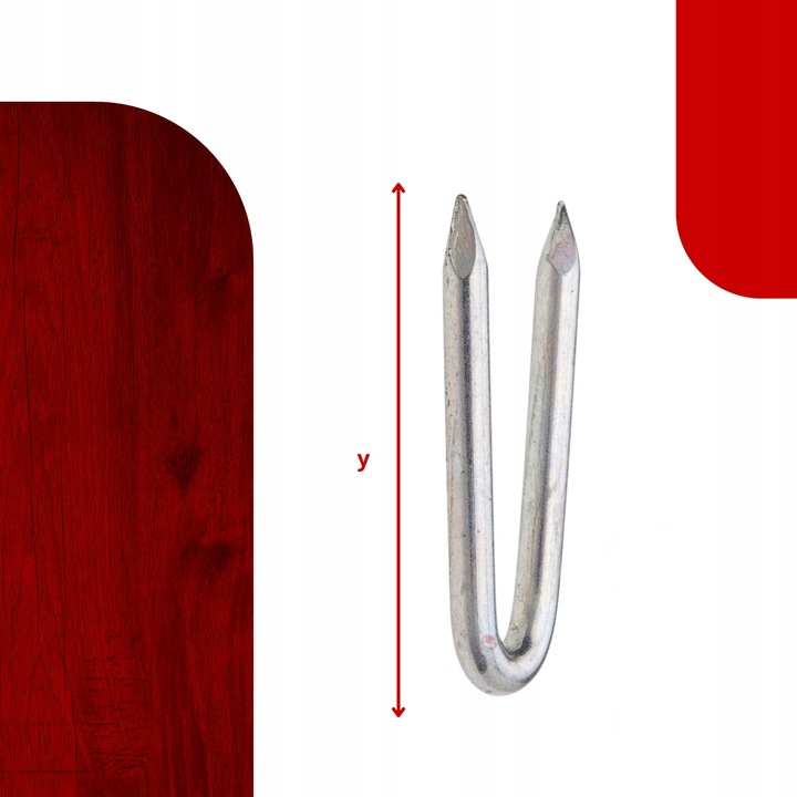 SKOBLE OCYNK GWOŹDZIE SIATKA LEŚNA 3.8 x 38 - OPAKOWANIE 5kg