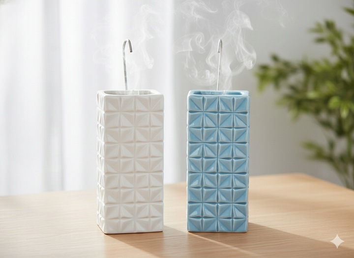 8szt NAWILŻACZ POWIETRZA NA GRZEJNIK KALORYFER CERAMICZNY OLEJEK