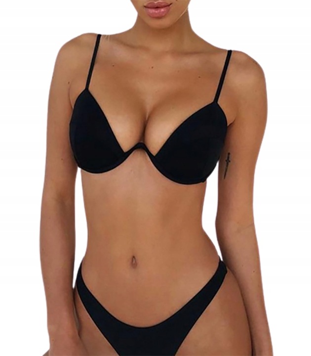 STRÓJ KĄPIELOWY DWUCZĘŚCIOWY KOSTIUM BIKINI BRAZYLIJSKIE PUSH UP KOLORY L