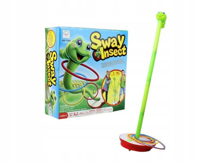 Gra zręcznościowa ROBACZEK dzieci 3 4 5 6 7 latka