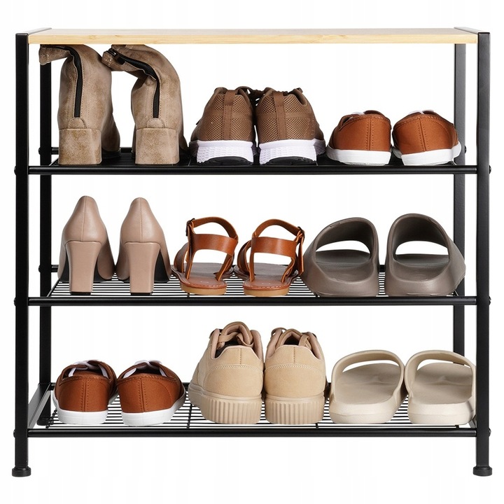 Regał PÓŁKA BUTY obuwie szafka organizer duży stojak 4-poziomowy