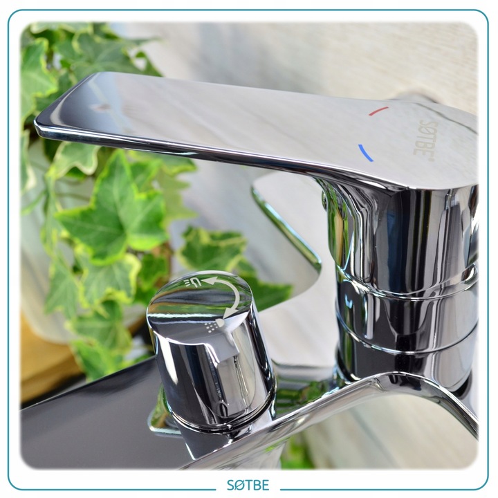 Wannowe baterie ścienne Kran do wanny ceramiczny przełącznik SOTBE NEA-BWO