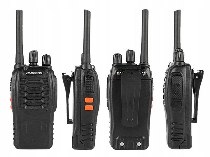 2x WALKIE TALKIE Krótkofalówki BAOFENG BF-888S Radiotelefon PMR DUŻY ZASIĘG