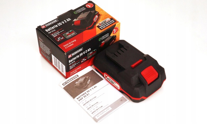 AKUMULATOR BATERIA PARKSIDE 20V 2.0Ah BATERIA PAP B1 20 V 2Ah X20V