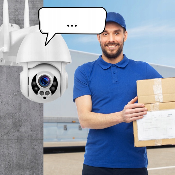 Kamera Wifi Zewnętrzna SMART 5MPx Obrotowa POLSKA APLIKACJA Śledzenie Ruchu