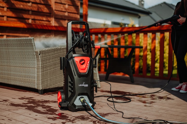 MYJKA CIŚNIENIOWA 290 BAR POMPA SAMOSSĄCA TURBO ZESTAW MOCNA MOC 2200W