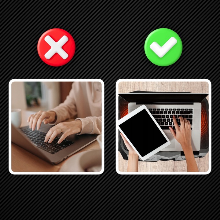 PODSTAWKA CHŁODZĄCA POD LAPTOPA WIATRAK DO KOMPUTERA NOTEBOOKA RGB 12-17"