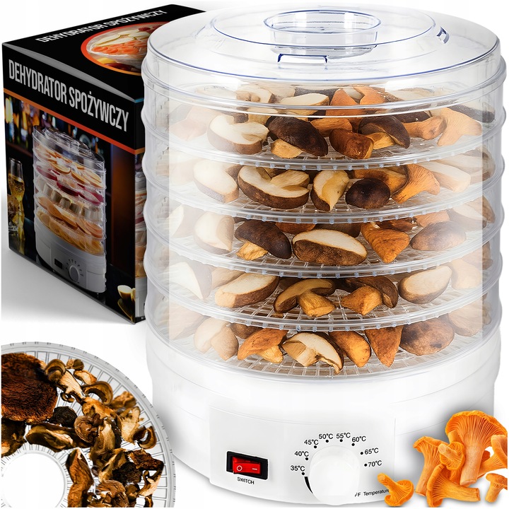 SUSZARKA DO GRZYBÓW OWOCÓW ZIÓŁ WARZYW SPOŻYWCZA REGULACJA TEMPERATURY
