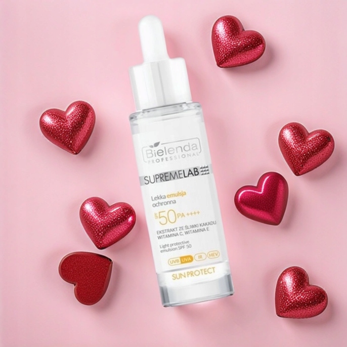 BIELENDA SUPREMELAB EMULSJA OPALANIA OCHRONNA SPF50 PA ++++ UVA UVB IR HEV